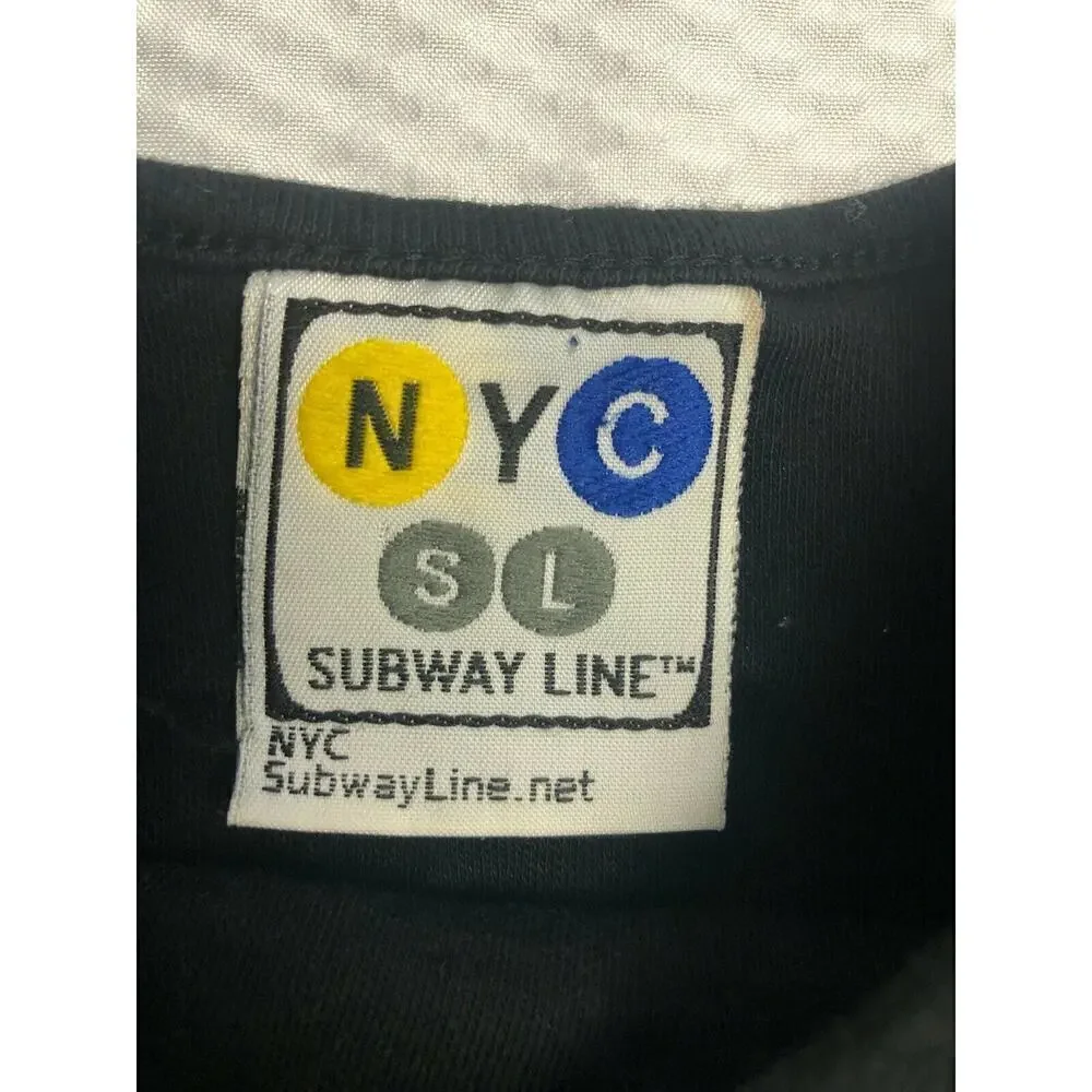 NYC Black Subway Map Baby One Piece Short Sleeve Size 12 Months